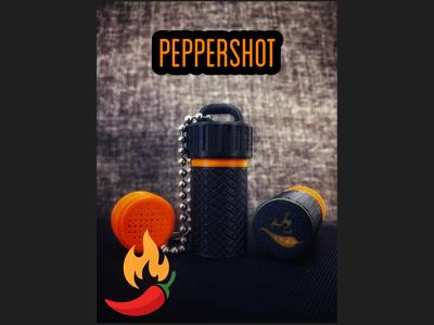 PepperShot - Chilli / Spice Capsule Keychain