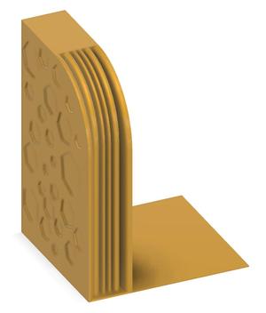 Bookend with Bookmark Storage