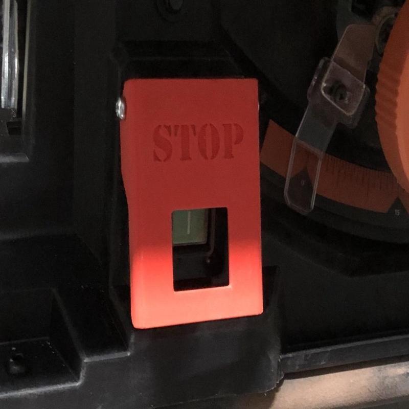 Evolution Table Saw Switch Cover