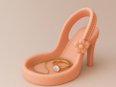 High Heel Jewelry Tray / Ring Holder
