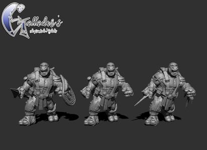 TURLTE-FOLK WARRIORS - SAI, SPEAR AND SHIELD