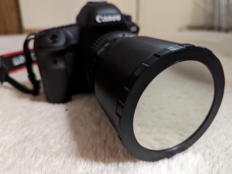 Solar Eclipse Filter for Canon EF 24-70mm F2.8 L USM ZOOM lens
