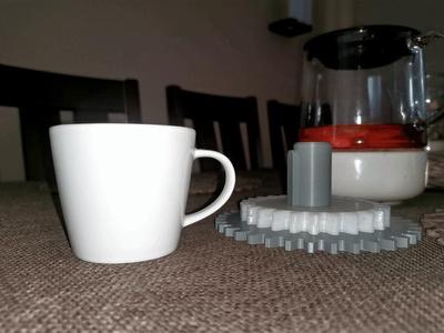 Engineering Gear Cup Coaster