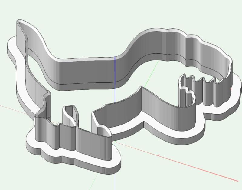 Dinosaur Cookie cutter