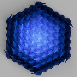 Parametric Vortex Wall Sculpture