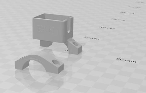 Gear indicator handlebar mount for 22mm bars