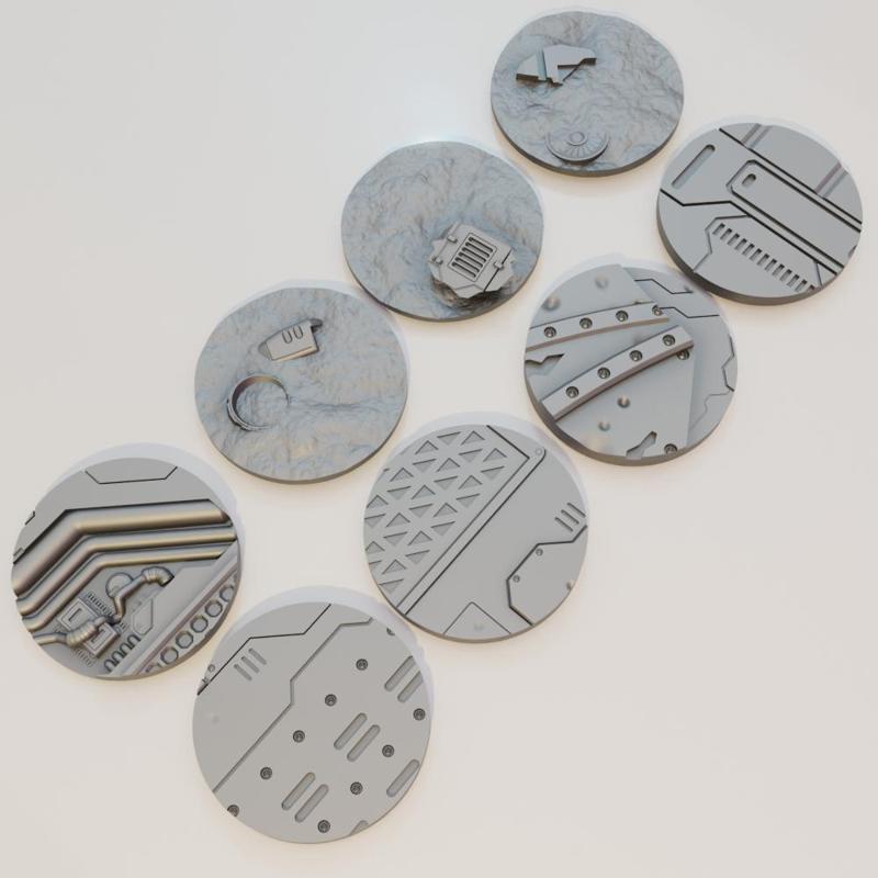 Sci-Fi Bases 55mm