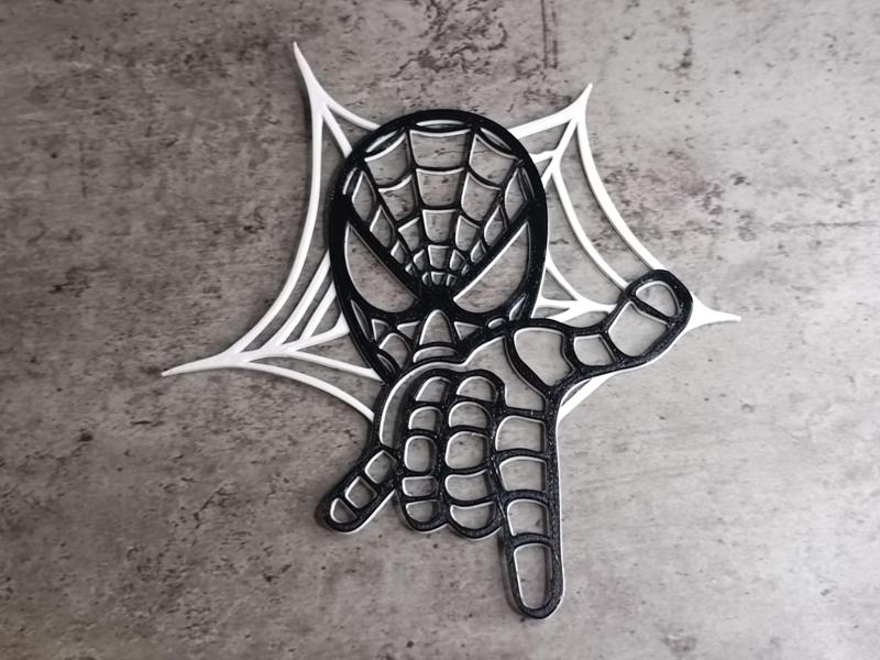 Spiderman Wall Art - Two Color