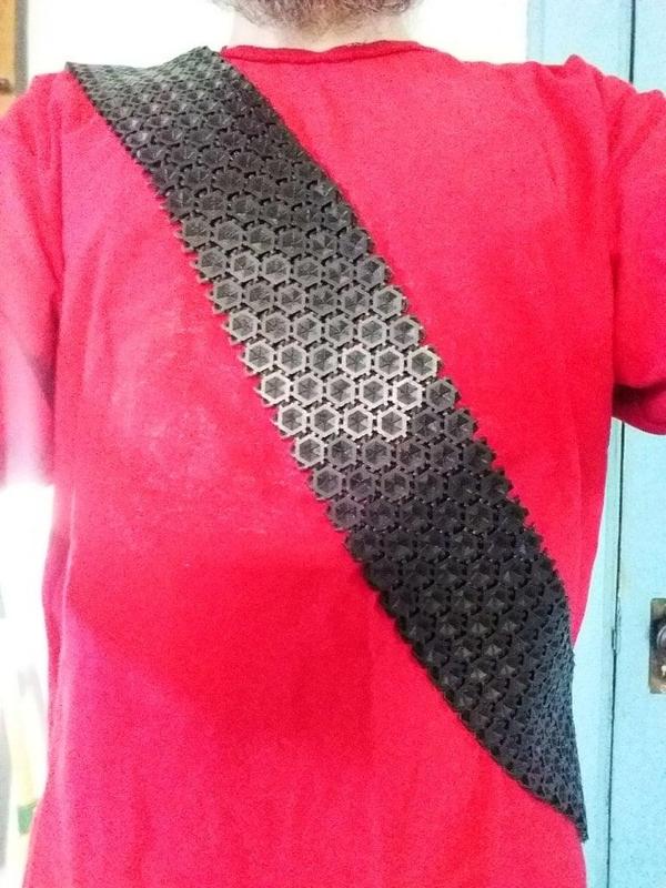 Hexagonal Chainmail Baldric (Star Trek style)