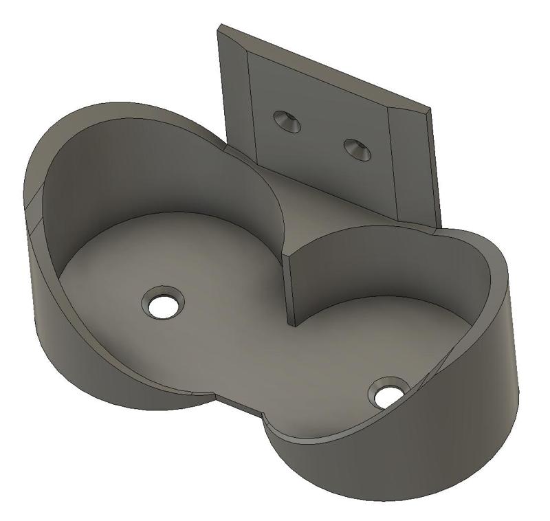 double shampoo and conditioner holder