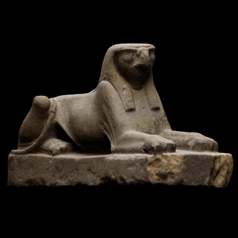 Sandstone Sphinx Statue