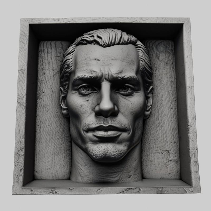 Henry Cavill head relief actor