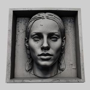 Kristen Ritter head relief actress