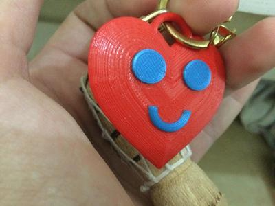 heart keychain