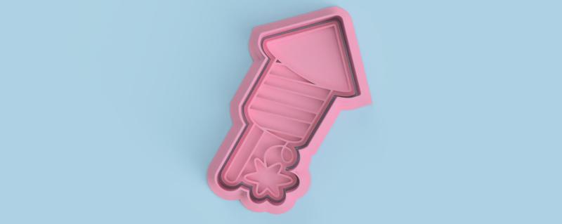Fireworks cookie cutter (Fireworks cookie cutter)