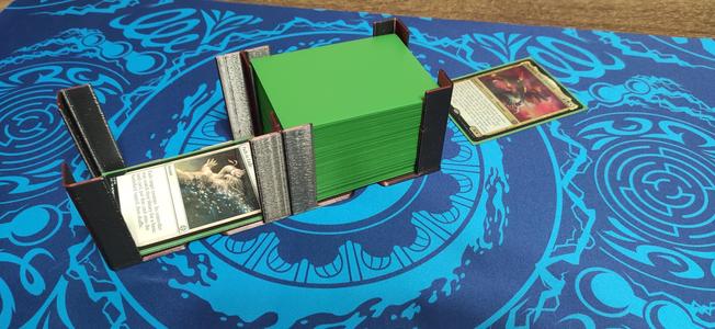 MTG double card holder (Library/Graveyard)