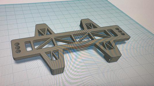 supporto batterie associated b6.4 2wd