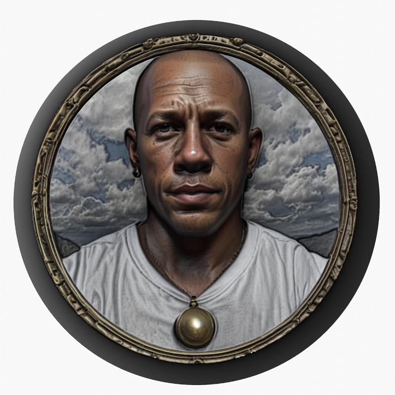 Vin Diesel medallion pendant