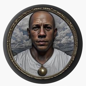 Vin Diesel medallion pendant