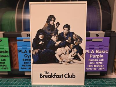 The Breakfast Club Movie Poster - Hueforge Art