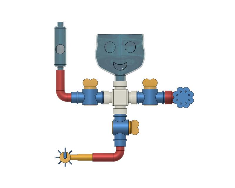 Pipes Bath Toy with Interactive Features
