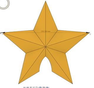 Christmas tree star
