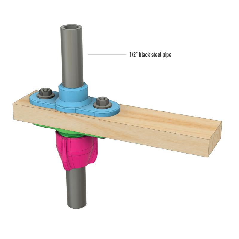 Collet Clamp for Steel Pipe