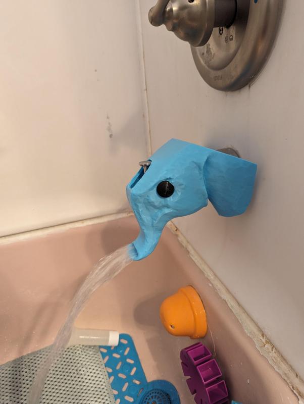 Bath Tub Faucet Elephant
