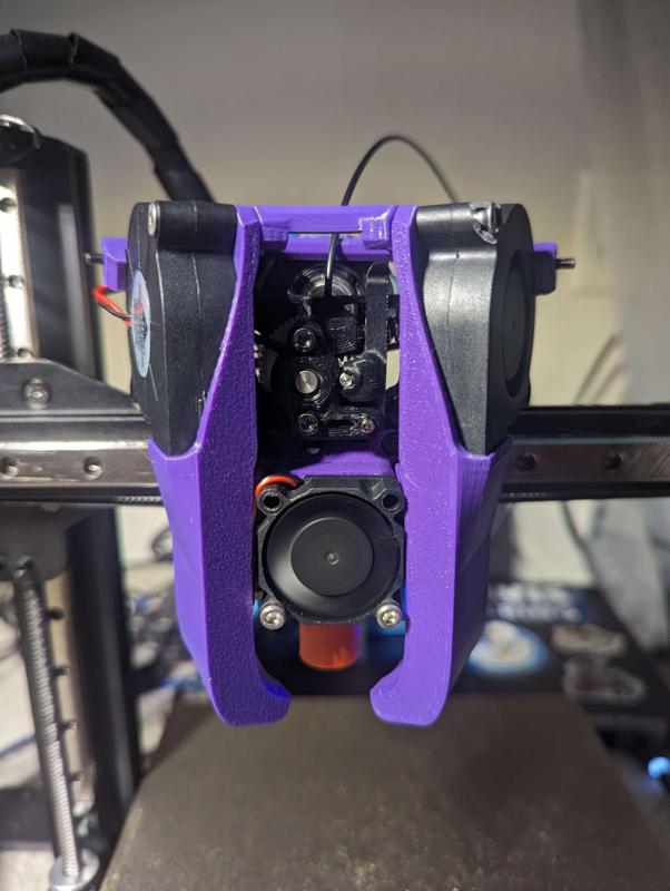 kingroon KP3S PRO Mantis dual 5015 toolhead