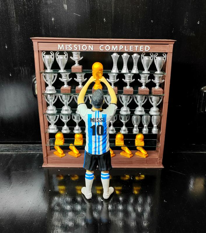 MESSI AND TROPHIES STL