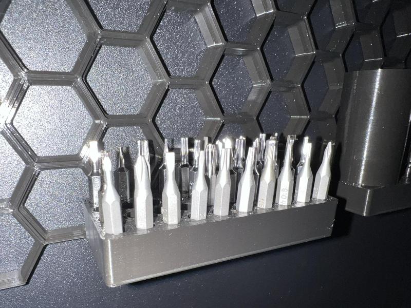 Bit holder - Honey Comb