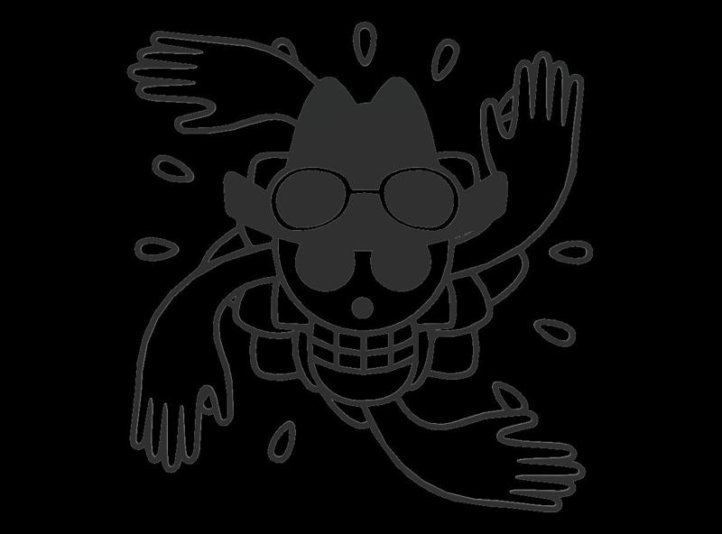 One piece 2d robin badge