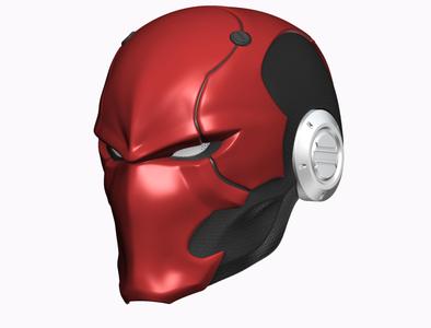 DC - Red Ronin Red Hood Helmet Cosplay Mask