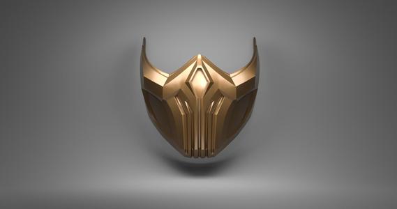 Mortal Kombat - Scorpion Fan Art Cosplay Mask