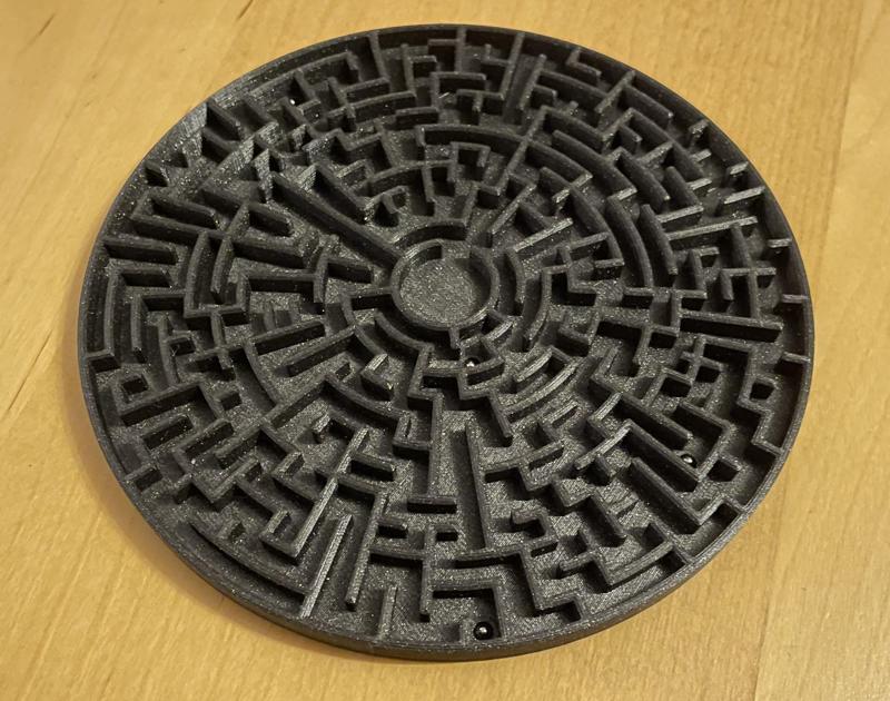 Circular Bead Maze Labyrinth