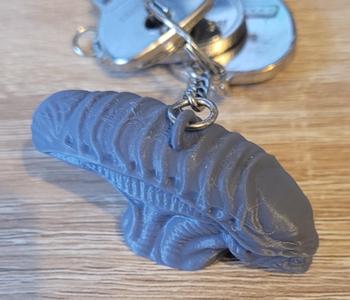 Alien Head Keychain