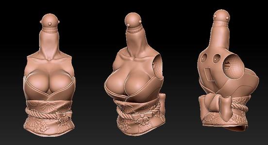 Kimono women torso