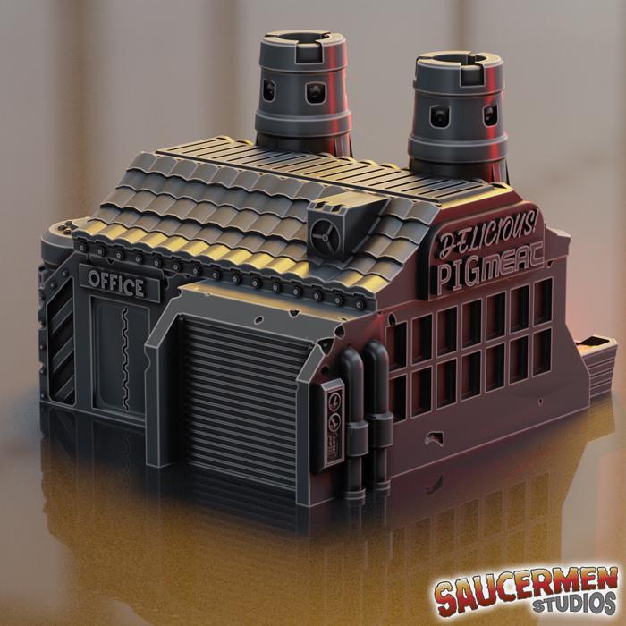 Pig Meat Factory Building