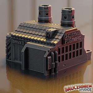 Pig Meat Factory Building