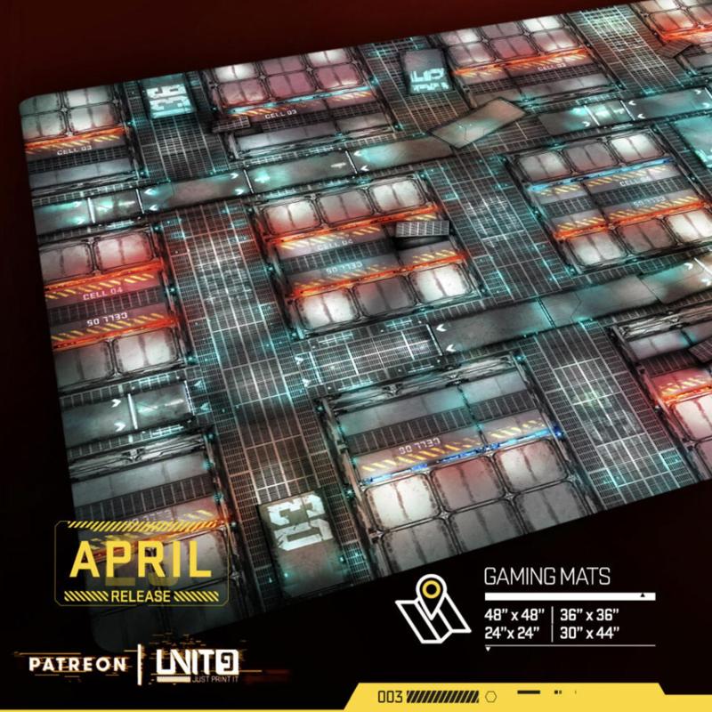 Prison - multi-format gaming mat