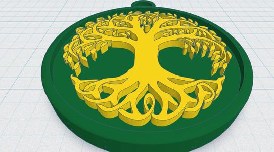 Celtic / Norse - Tree Of Life Pendent 11