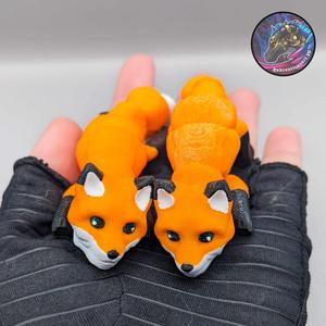 Baby Fox Flexi Keychain