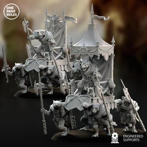 Battle Master on War Throne - Ratmen