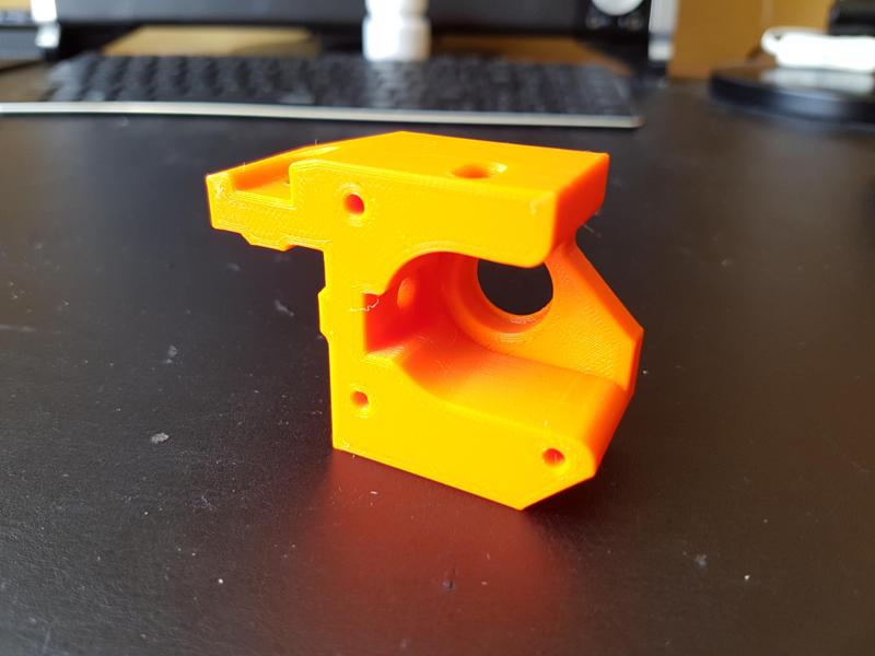 Prusa i3 Bear Upgrade y motor mount with endstop and bearing v3