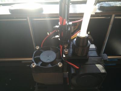 Lightweight Extruder Conversion - Cable Protection and PTFE-Tube Adapter for CTC / Flashforge