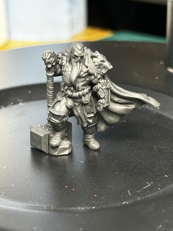 Barbarian Chieftain with Hammer