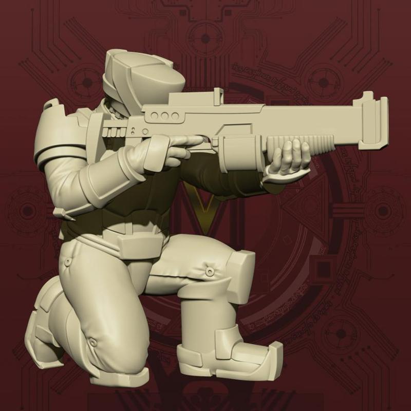 (Mercy's Reach) Cinsade Brawler - Kneeling Pose