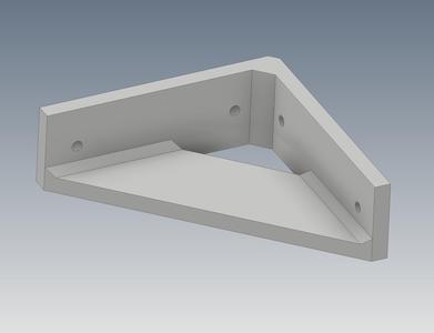 Shelf bracket 150 mm (lighter version)