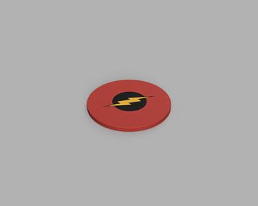 DC Flash Logo Coaster