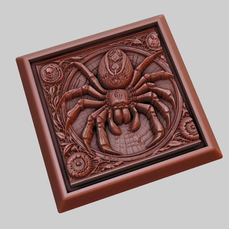 Spider Animal 3D Model for CNC Router Laser & 3D Printer